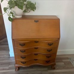 Vintage Maple Desk 