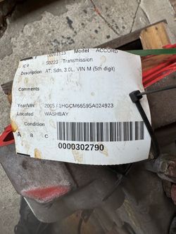 Honda accord Transmission
