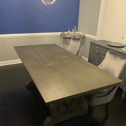 Grey Dining Room Table