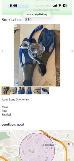 Snorkel & Fin set