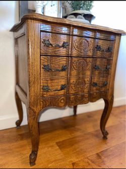 Vintage French provincial end tables