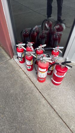 9 x Fire Extinguisher Free