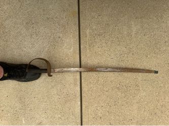 19th-century Brazilian Model 1880 cavalry sword.