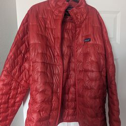 Red Patagonia Men's Puffer Jacket Xl