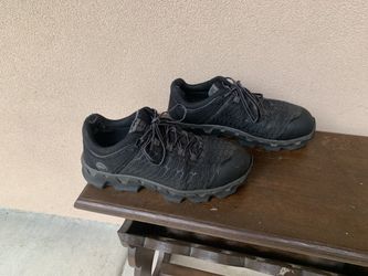 Timberland Pro work boots with steel toes. Size: 9W. Good condition.