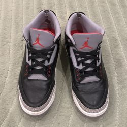 Jordan Retro 3 Black Cement Size 12 2024 Used 