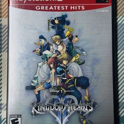 PS2 Kingdom Hearts II Greatest Hits Sony Playstation 2  Tested With Manual!