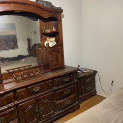 Solid Wood Dresser And/Or Bed Frame 