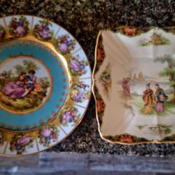 2 Antique Collector  Plates