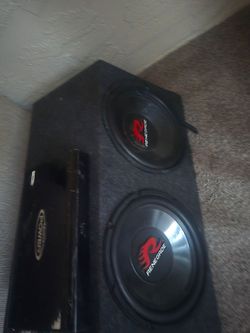 Speaker and amp.