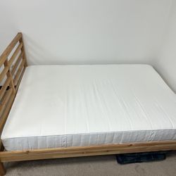 Ikea Bed And Mattress (double Size)