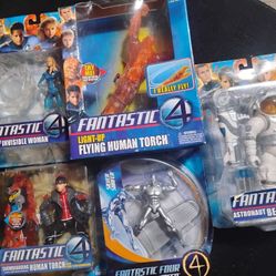 Fantastic four(marvel legends icons, black series,DC multiverse,Star wars, transformers