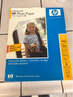 HP Advanced Photo Paper, glossy