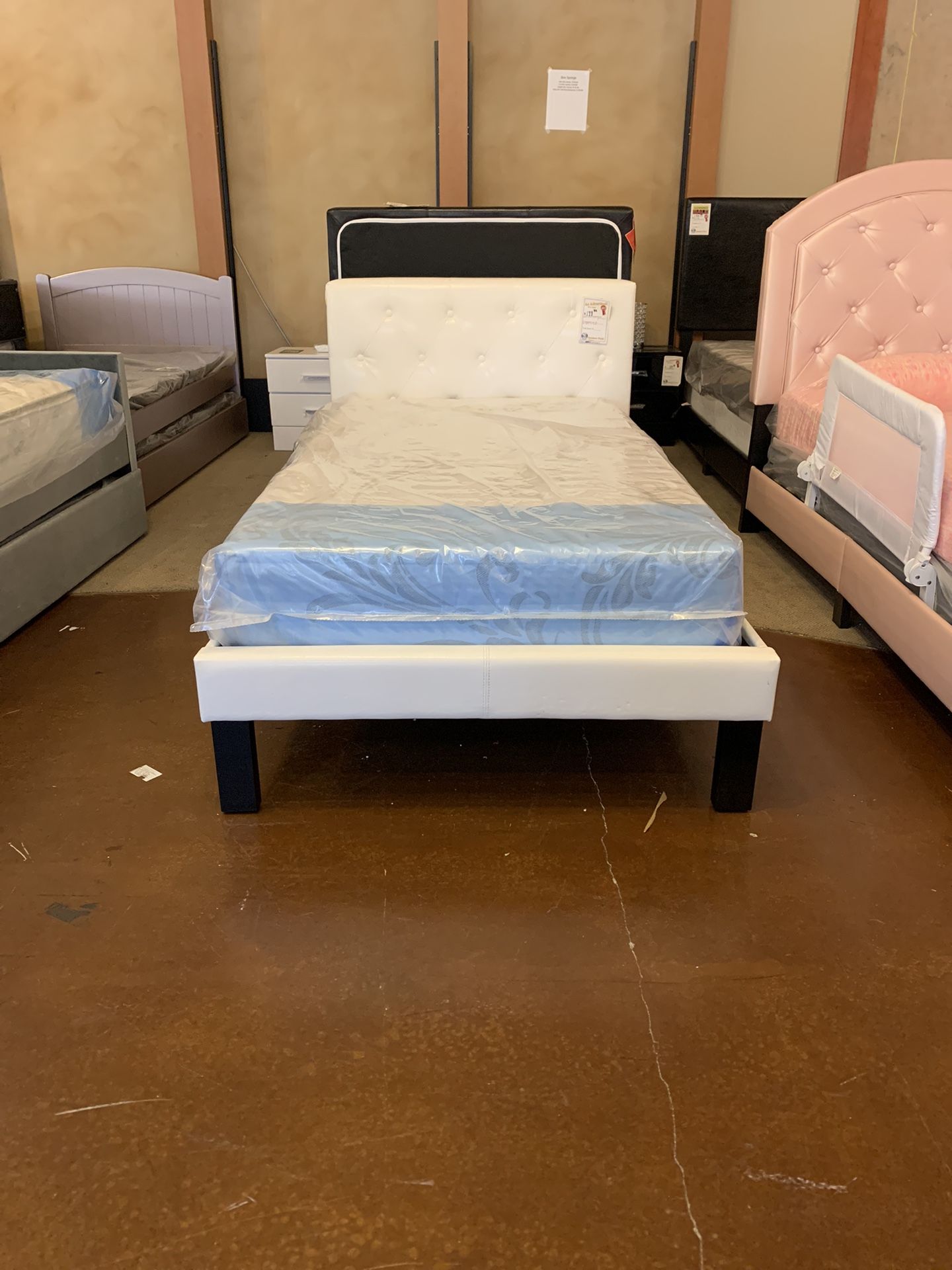 White Twin Bed Frame