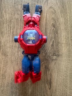 Spider-Man Transformer Robot Kids Watch