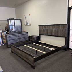 King 4 piece bedroom set