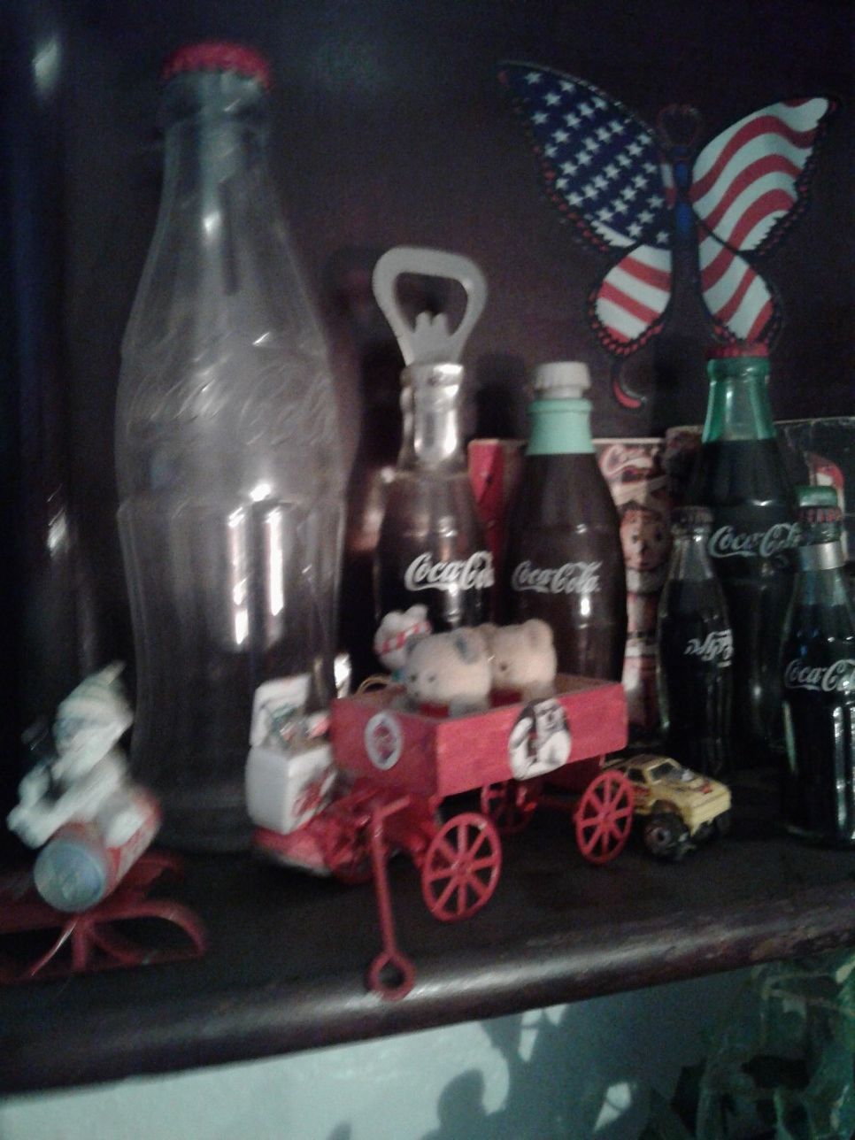 Cocacola collectables, purses, jewerly box ect ect