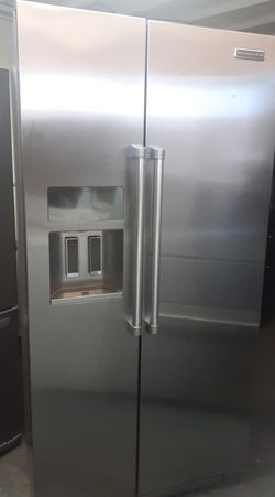 KitchenAid Side-by-Side Stainless Steel Refrigerator

