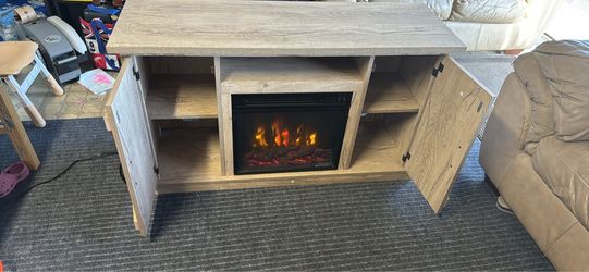 Electric Fireplace TV Stand Console