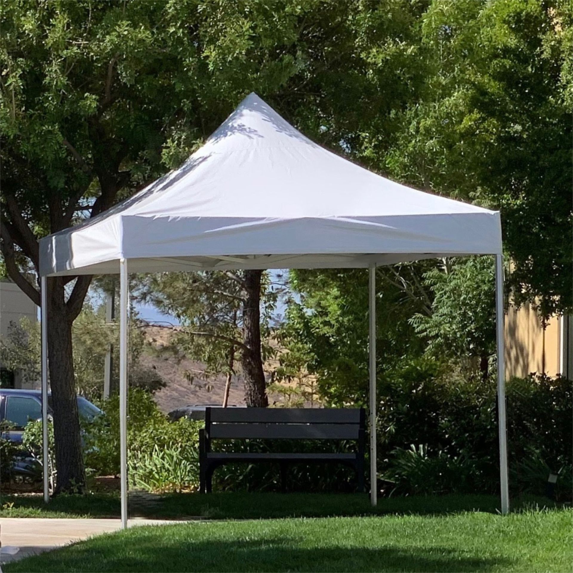 10x10 Pop Up Canopy Tent - White