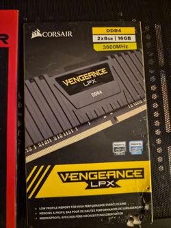 CORSAIR Vengeance LPX DDR4 3600MHz 16Gb (2 x 8Gb) RAM Brand New Still In Box