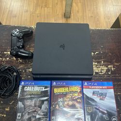 Sony PS4 Slim 1TB With 3 Games 