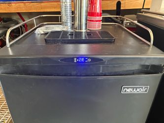 Dual tap Kegerator