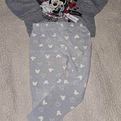 Baby-toddler Minnie Mouse Set With Sweater, 4T