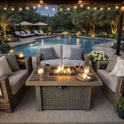 Brand new patio outdoor furniture set Sunbrella fabric