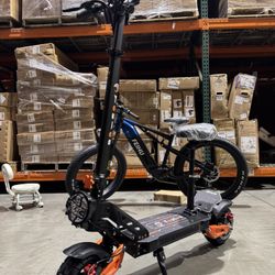 Electric scooter with seat
