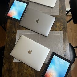 3 MacBooks 