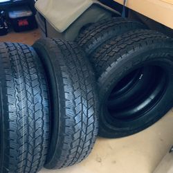 New. 255 75 R 17” Bridgestone Dueler A/T 2025. $500 Set Of 4 New Tires. 