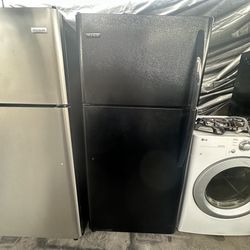 Black Frigidaire Apt Size Fridge We Deliver And Install👨🏻‍🔧🚚