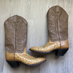 Tony Lama Women’s Ostrich Cowboy Boots