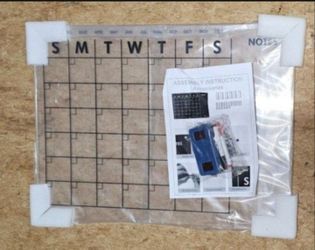 DRY ERASE CALENDAR