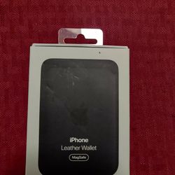 Apple Wallet Black Leather