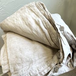 Linen Duvet Cover. Linen Fabric. Great Condition. Restoration Hardware 