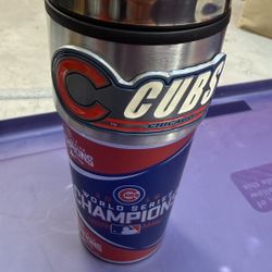 Chicago Cubs 2016 World Series Champions Stainless Steel Travel Mug MLB
