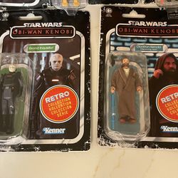 Star Wars OBI-WAN KENOBI Lot  6 Retro Collection 3.75" Action Figure NEW