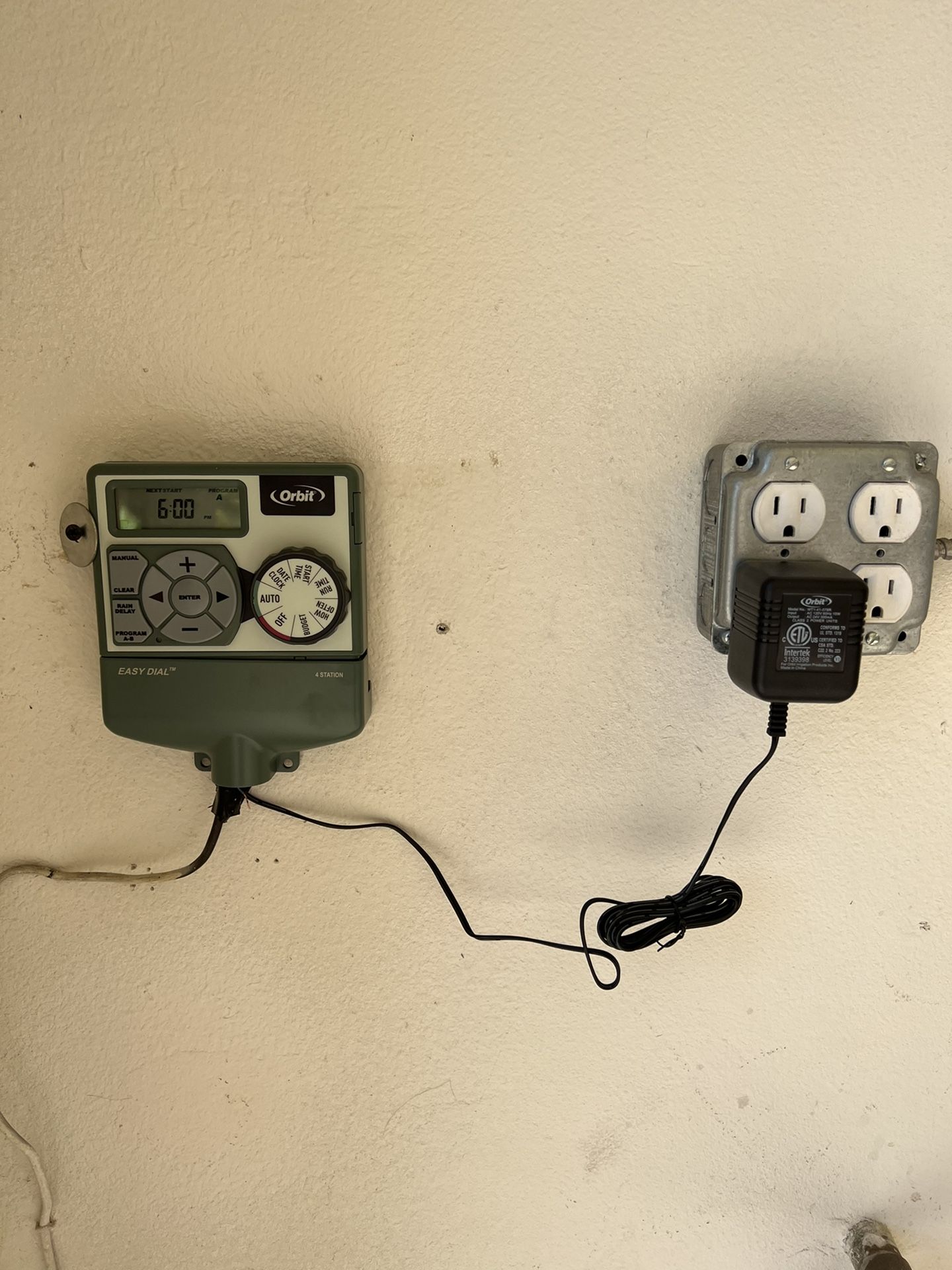 Sprinkler Timer Installation