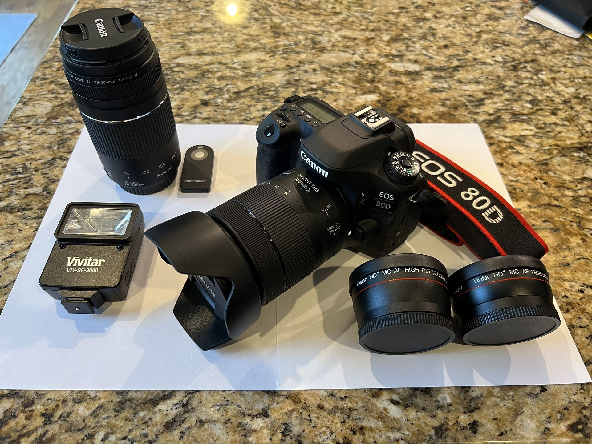 Canon EOS 80D DSLR Camera Bundle