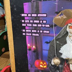 Halloween Moving/talking Pirate Thumbnail