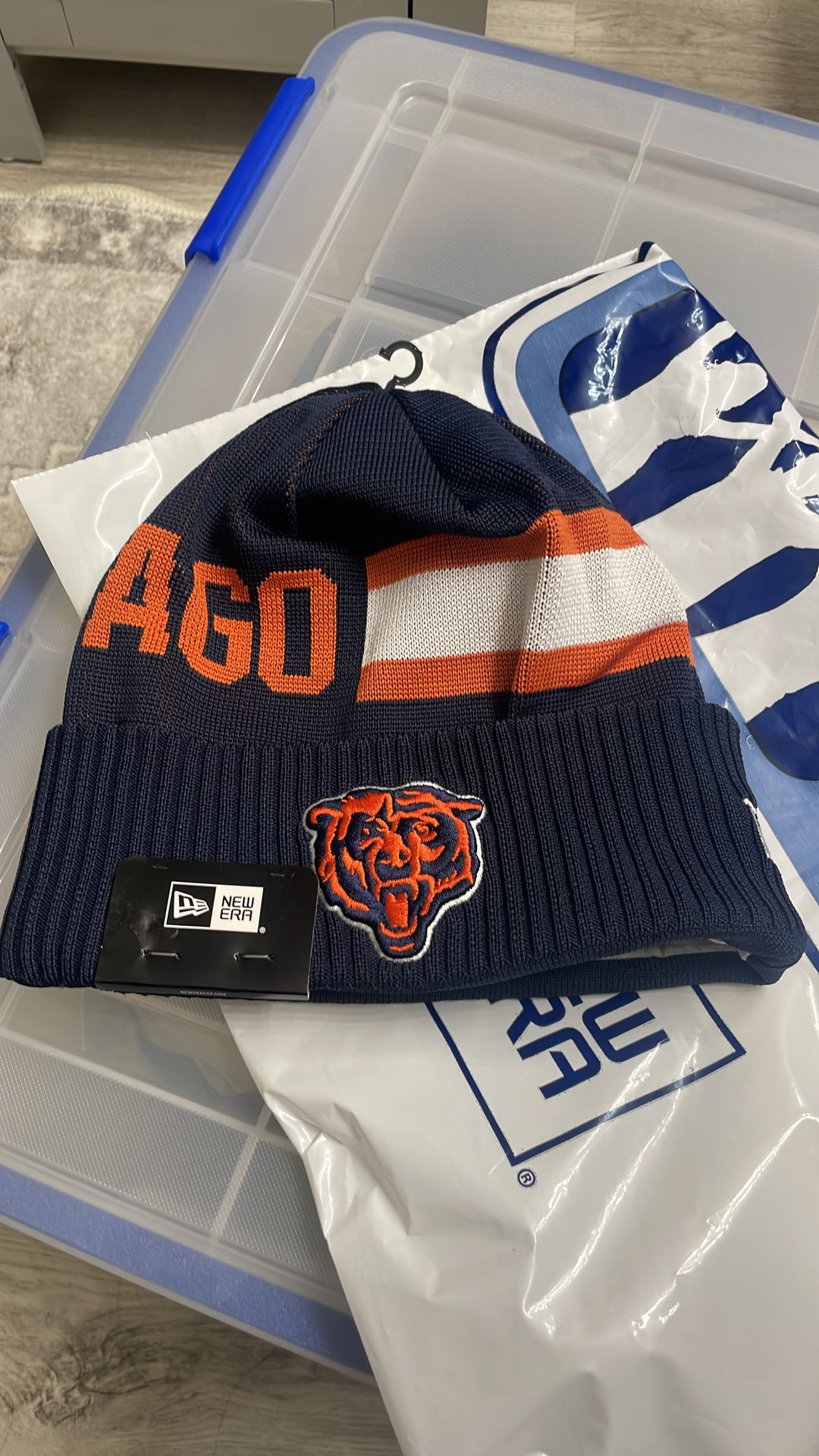 Chicago Bears new era beanie knit hat