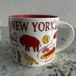 Starbucks New York Coffee Mug Cup Been There Series 14 Oz