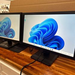 VIEWSONIC VA2452sm 24” 1080p LED MONITOR DISPLAYPORT DVI AND VGA inputs for Home and Office Use
