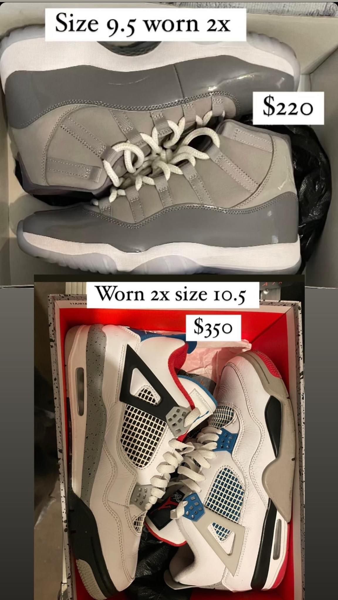 Cool Grey 11s & What The 4s 