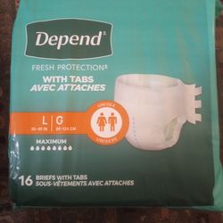 Unisex Disposable Briefs With Adjustable Tabs -Large Size 