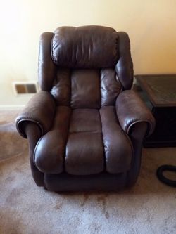 La-Z-Boy leather recliner