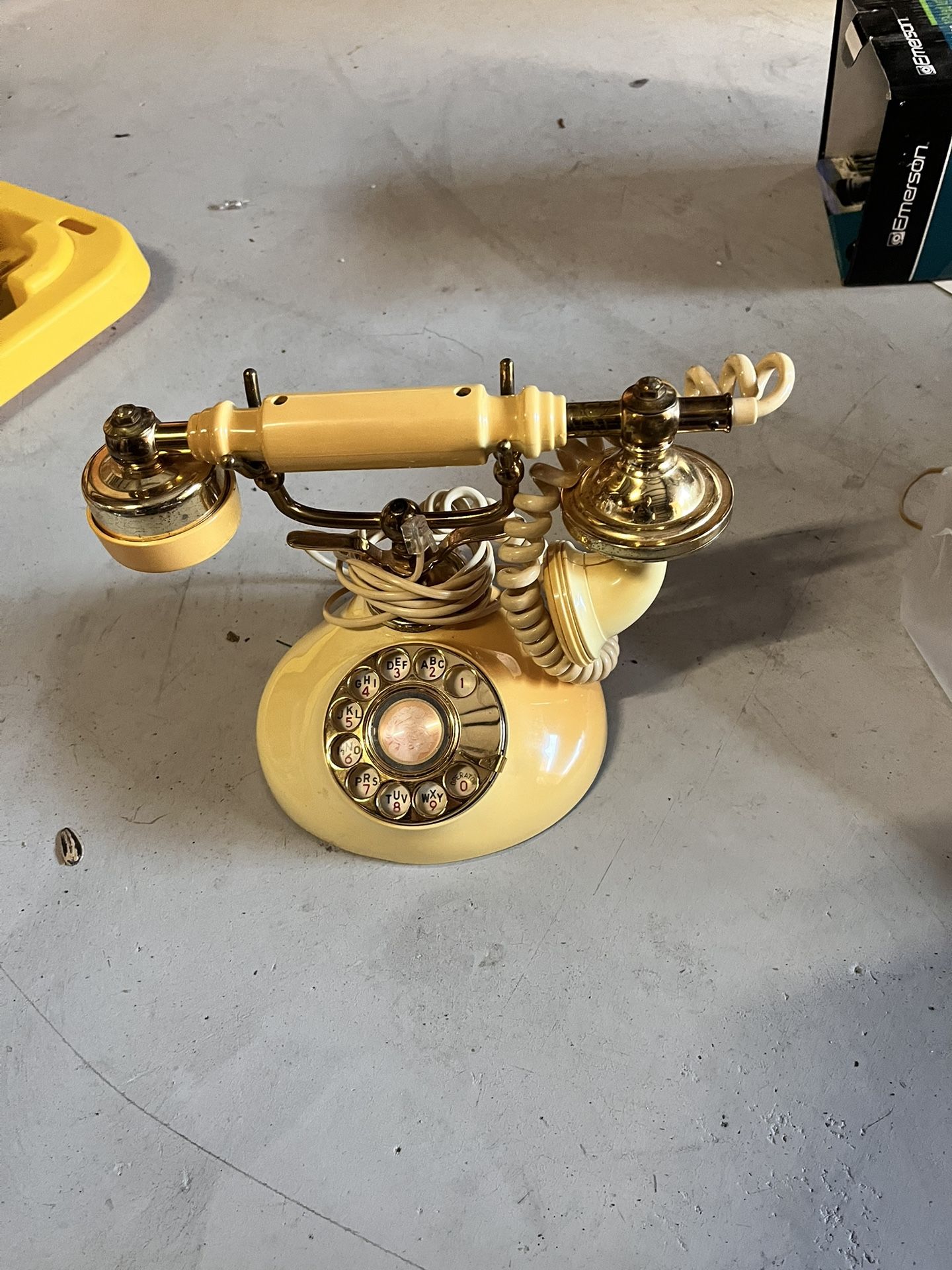 Antique rotary telephone