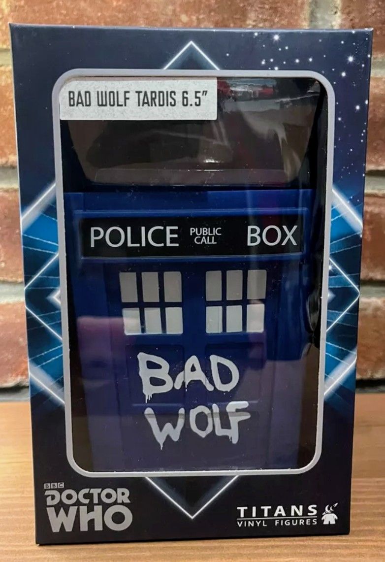 Doctor Who Titans Vinyl Figures Bad Wolf Tardis 